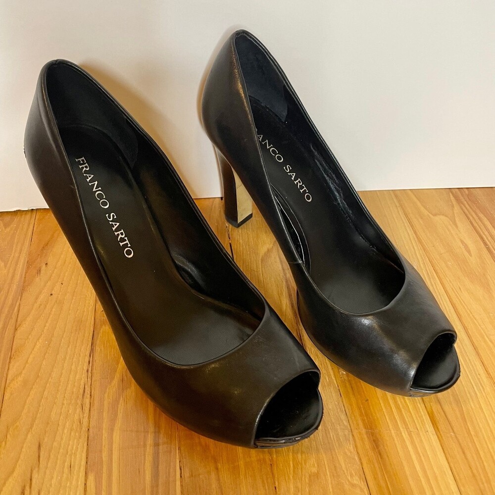 Franco Sarto Peep Toe Heels 8.5